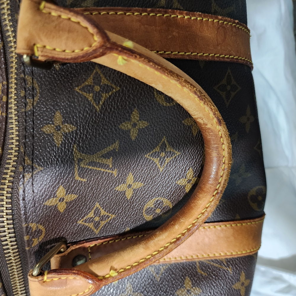 Authentic Louis Vuitton Brown and Gold Carry On Bag Monogram Canvas - Picture 12 of 16